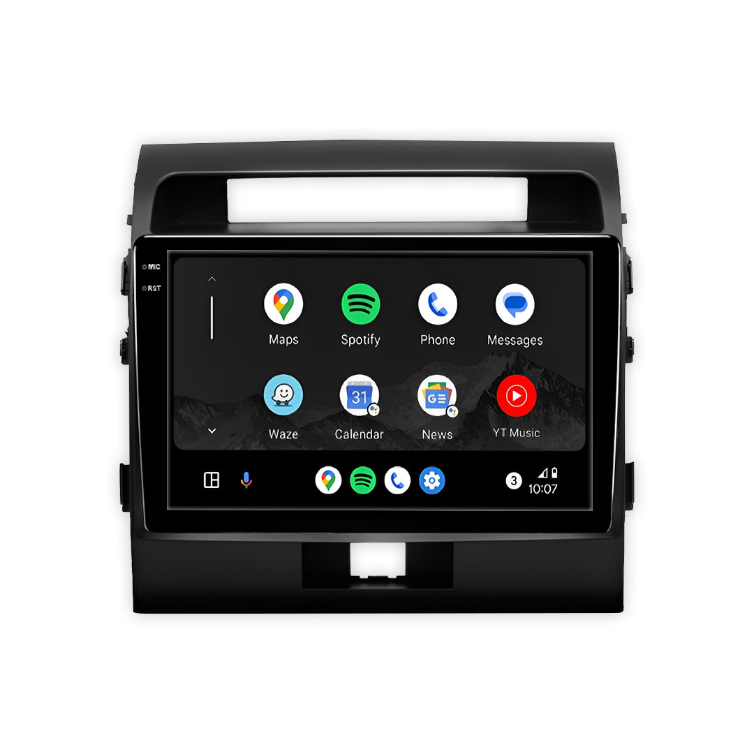Toyota LandCruiser 200 Series (2007 - 2015) 9" Wireless Android 15 Head Unit for Apple CarPlay / Android Auto