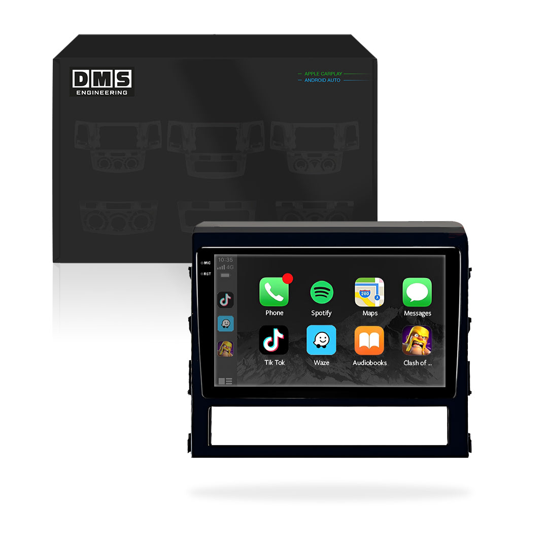 Toyota LandCruiser 200 Series (2016 - 2022) 9" Wireless Android 13 Touchscreen Stereo for Apple CarPlay / Android Auto