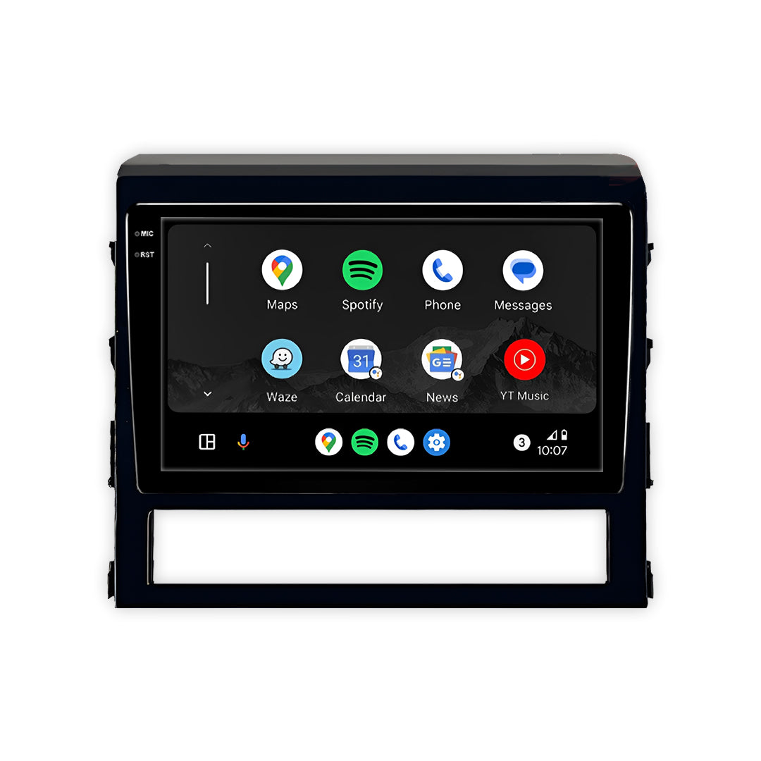 Toyota LandCruiser 200 Series (2016 - 2022) 9" Wireless Android 13 Touchscreen Stereo for Apple CarPlay / Android Auto