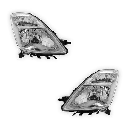 Toyota Prius Chrome Headlights 2004 - 2010 OEM-Style Aftermarket Left & Right