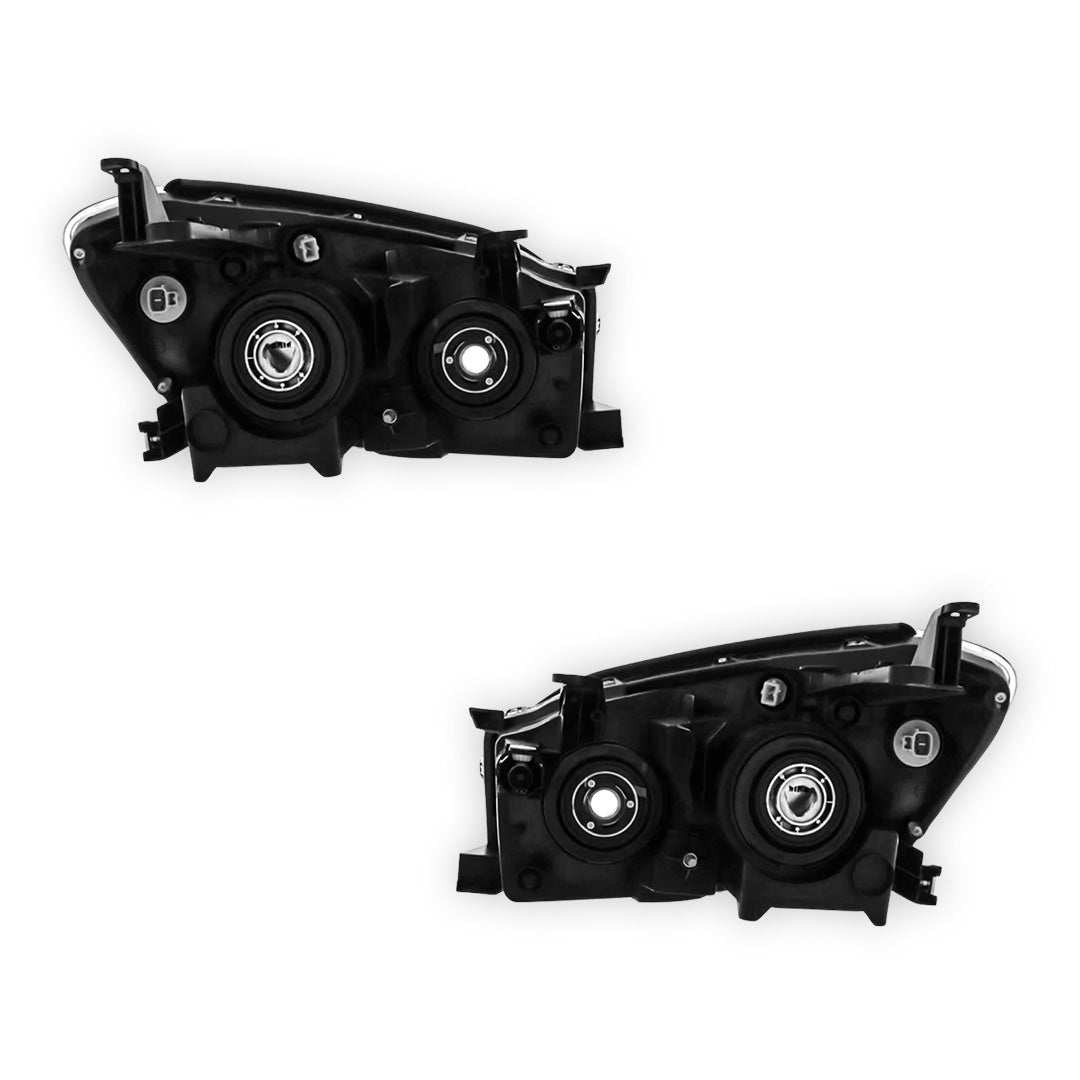 Toyota Rav-4 Chrome Headlights 2006 - 2009 OEM-Style Aftermarket Left & Right