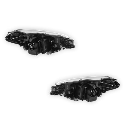Toyota Yaris Black Headlights Projector 2017 - 2021 OEM-Style Aftermarket Left & Right