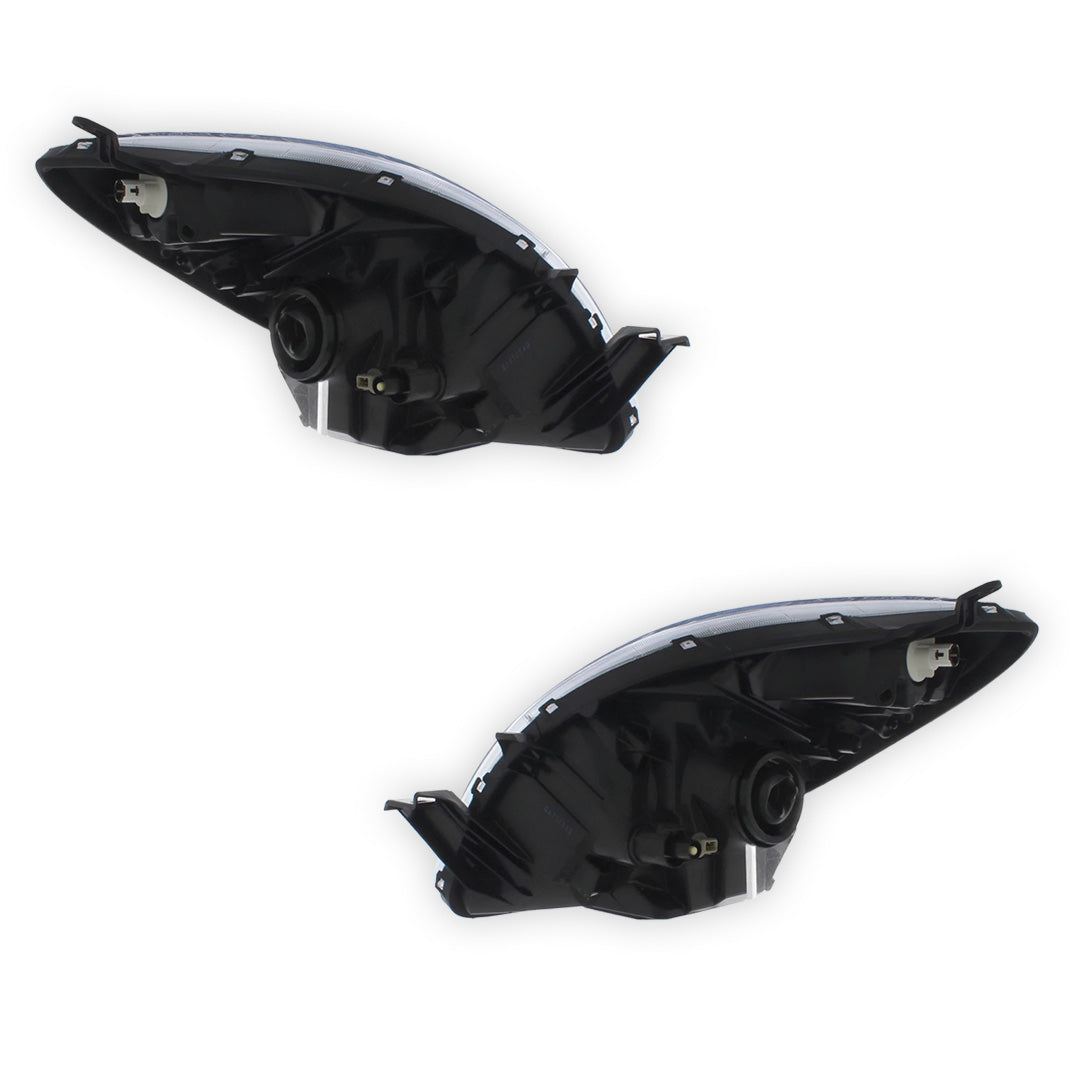 Toyota Yaris Chrome Headlights 2005 - 2008 OEM-Style Aftermarket Left & Right