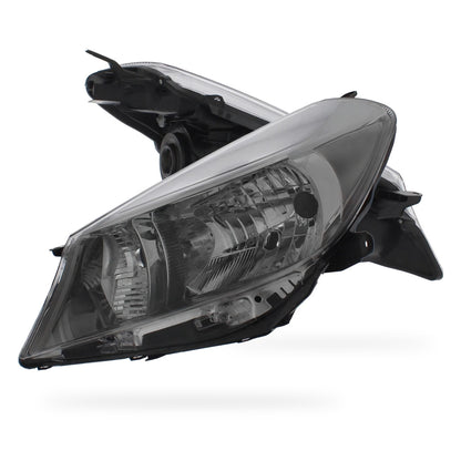 Toyota Yaris Dark Grey Headlights 2011 - 2014 OEM-Style Aftermarket Left & Right
