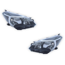 Toyota Yaris Headlights Non Projector 2014 - 2017 OEM-Style Aftermarket Left & Right