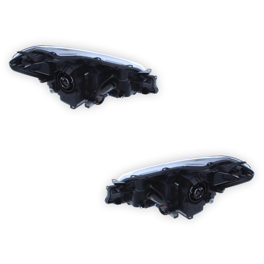 Toyota Yaris Headlights Projector 2014 - 2017 OEM-Style Aftermarket Left & Right