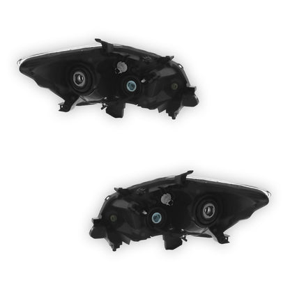 Toyota Auris Chrome Headlights 2010 - 2013 OEM-Style Aftermarket Left & Right