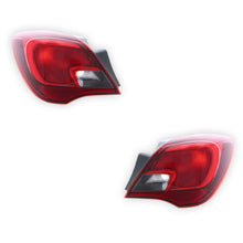 Vauxhall Corsa E 3-Door Tail Lights 2014 - 2020 OEM-Style Aftermarket Left & Right