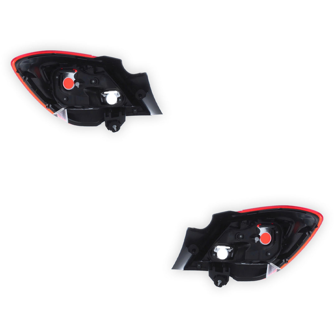 Vauxhall Corsa E 3-Door Tail Lights 2014 - 2020 OEM-Style Aftermarket Left & Right
