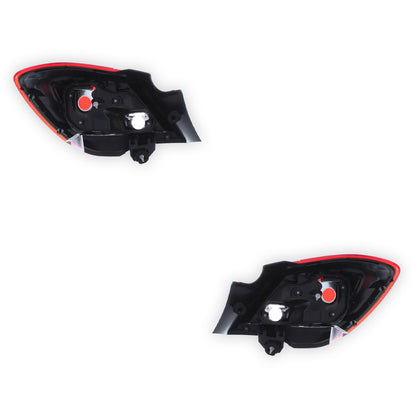 Vauxhall Corsa E 3-Door Tail Lights 2014 - 2020 OEM-Style Aftermarket Left & Right