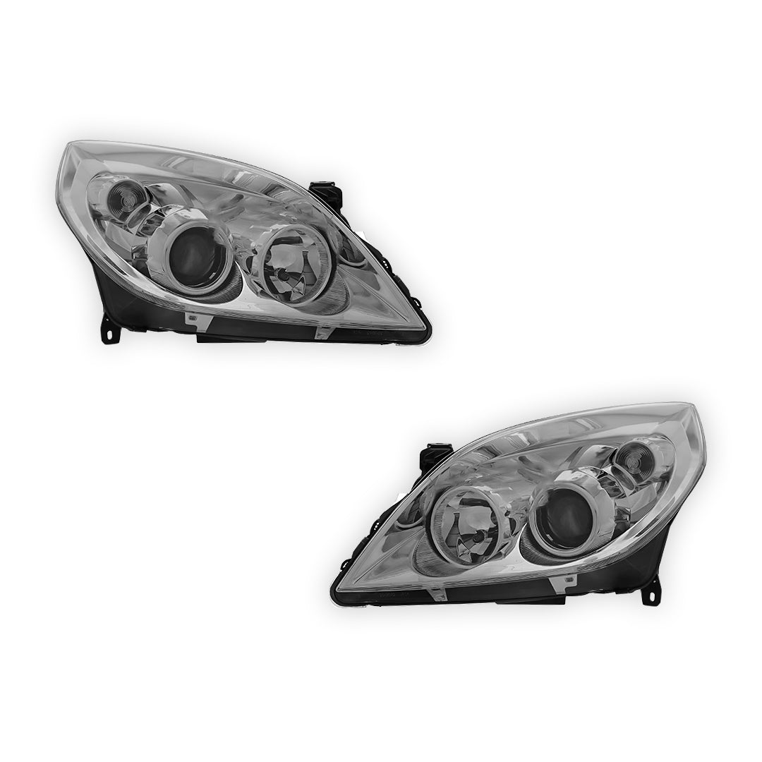 Vauxhall Signum Chrome Headlights 2005 - 2009 OEM-Style Aftermarket Left & Right