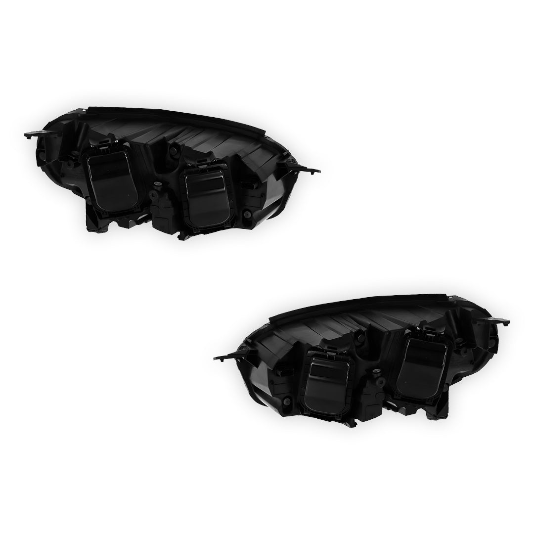 Vauxhall Vivaro K0 Black Headlights 2019 - 2023 OEM-Style Aftermarket Left & Right