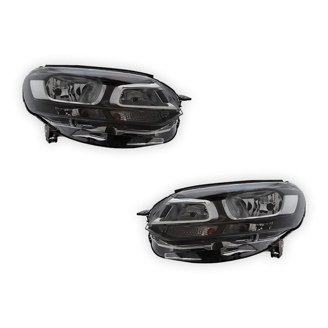 Vauxhall Vivaro Life K0 Black Headlights 20019 - 2023 OEM-Style Aftermarket Left & Right