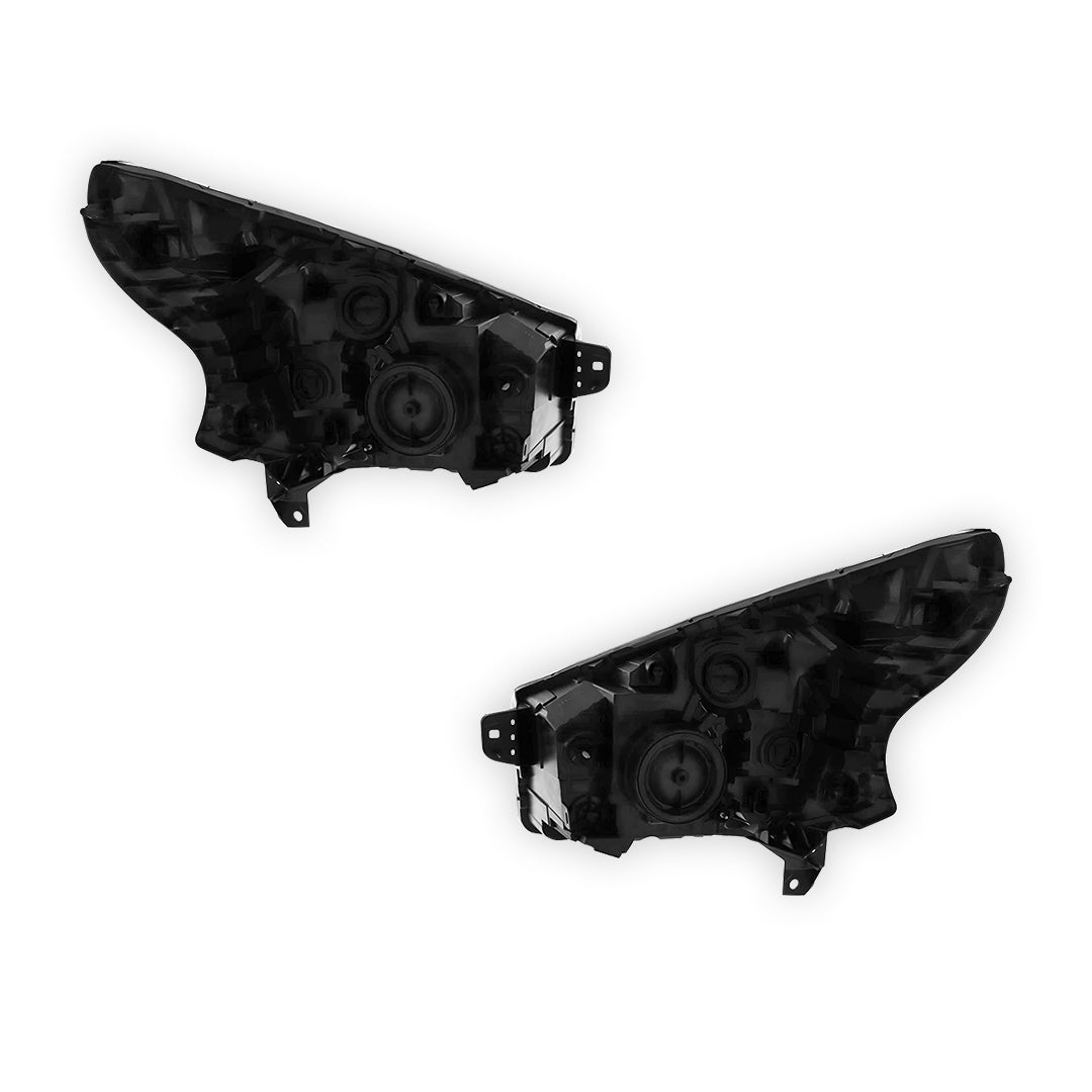 Vauxhall Vivaro X82 Black Headlights 20014 - 2019 OEM-Style Aftermarket Left & Right