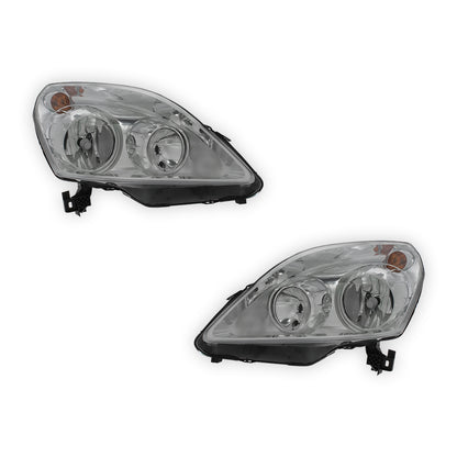 Vauxhall Zafira B MK2 Chrome Headlights 2008 - 2014 OEM-Style Aftermarket Left & Right