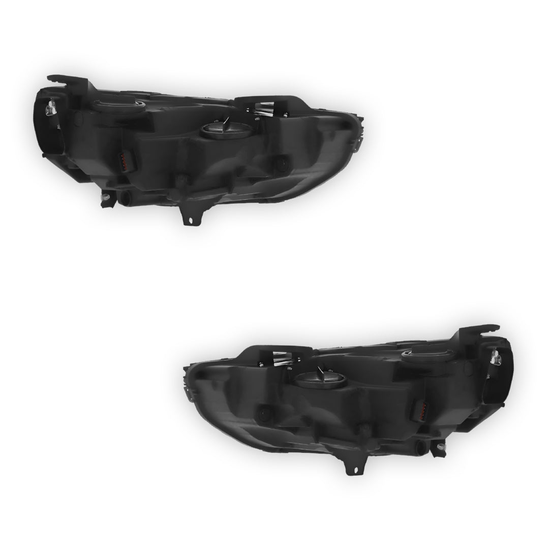 Vauxhall Insignia Black Headlights 2017 - 2021 OEM-Style Aftermarket Left & Right
