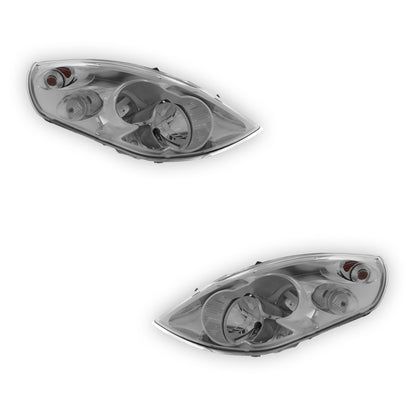 Vauxhall Movano MK2 X62 Chrome Headlights 2010 - 2020 OEM-Style Aftermarket Left & Right