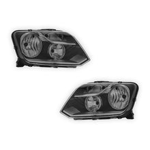Volkswagen Amarok Black Headlights 2012 - 2017 OEM-Style Aftermarket Left & Right