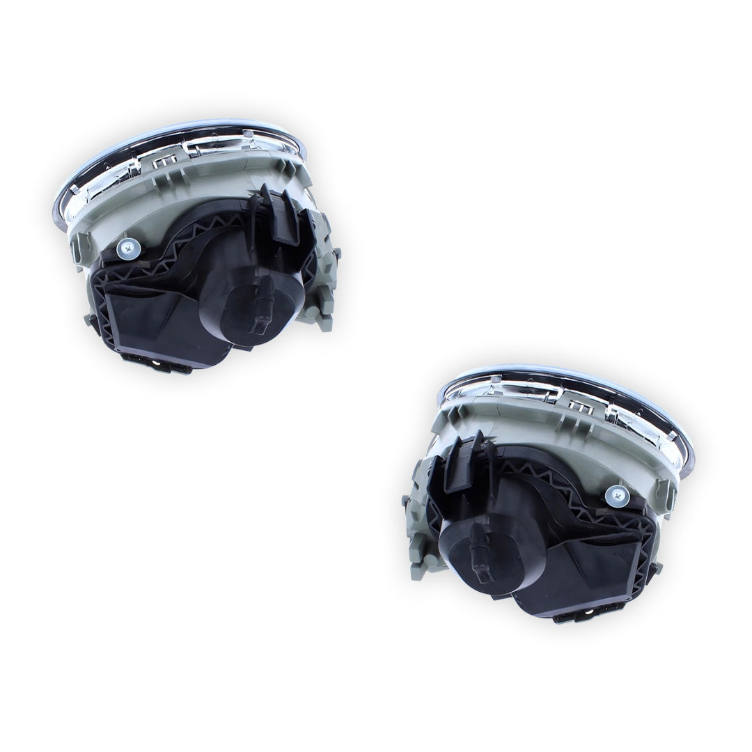 Volkswagen Beetle Chrome Headlights 1999 - 2006 OEM-Style Aftermarket Left & Right