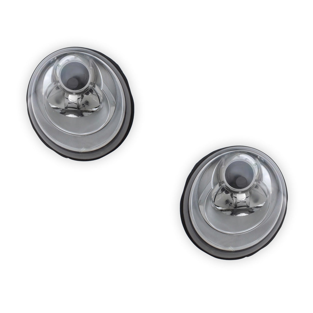 Volkswagen Beetle Chrome Headlights 2006 - 2011 OEM-Style Aftermarket Left & Right