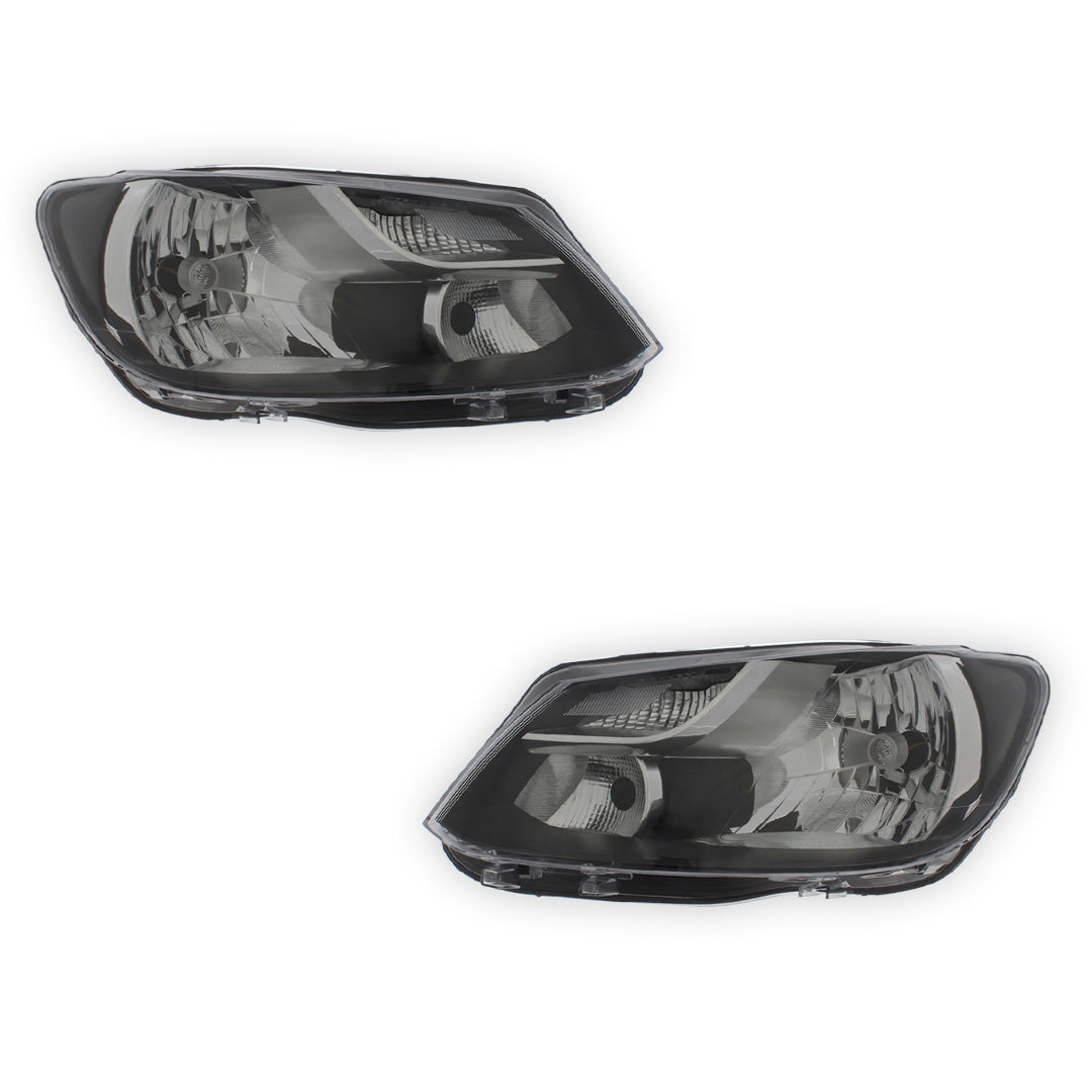 Volkswagen Caddy With Indicator at Top Black Headlights 2010 - 2016 OEM-Style Aftermarket Left & Right