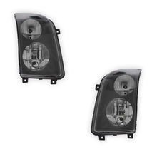 Volkswagen Crafter Black Headlights 2006 - 2013 OEM-Style Aftermarket Left & Right