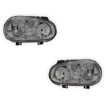 Volkswagen Golf MK4 Black Headlights 1998 - 2003 OEM-Style Aftermarket Left & Right