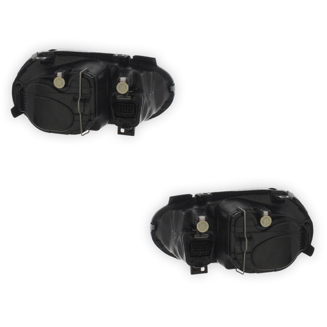 Volkswagen Golf MK4 Black Headlights 1998 - 2003 OEM-Style Aftermarket Left & Right