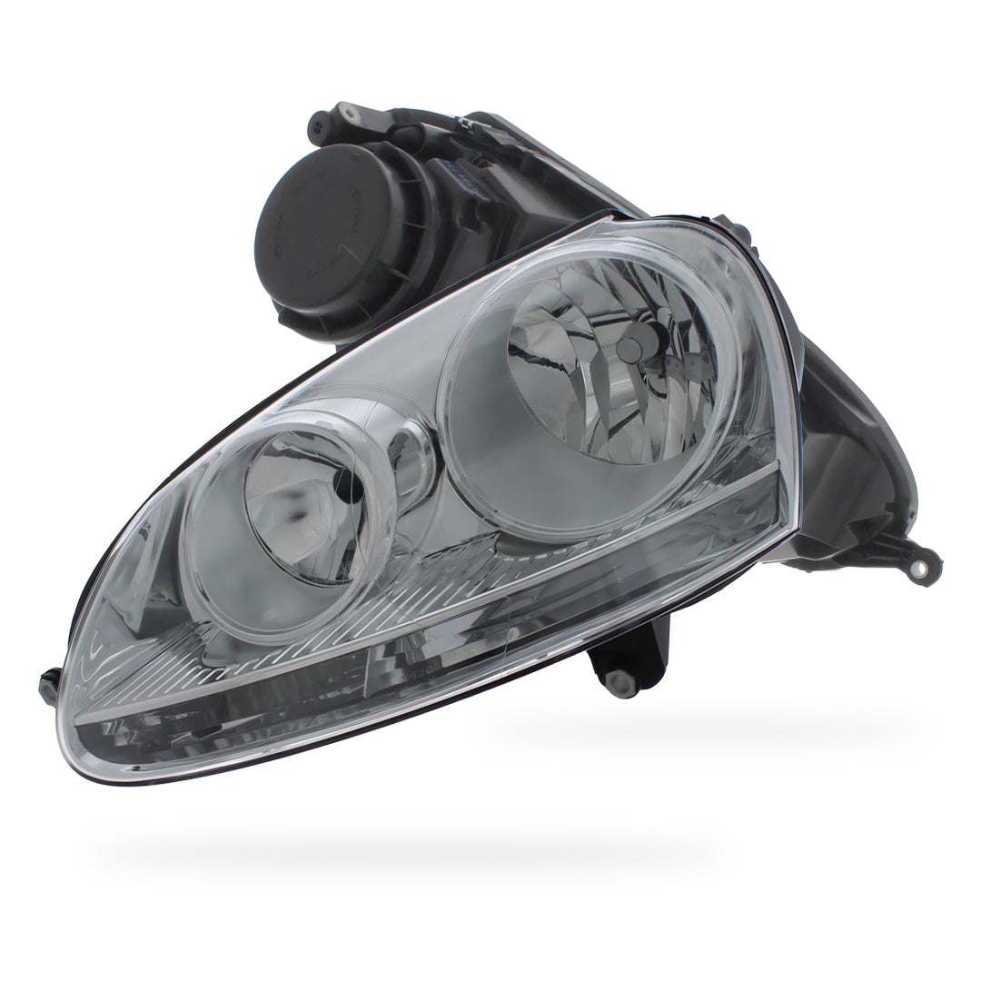 Volkswagen Golf MK5 Chrome Headlights 2004 - 2010 OEM-Style Aftermarket Left & Right
