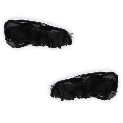 Volkswagen Golf MK6 Black Headlights 2009 - 2013 OEM-Style Aftermarket Left & Right