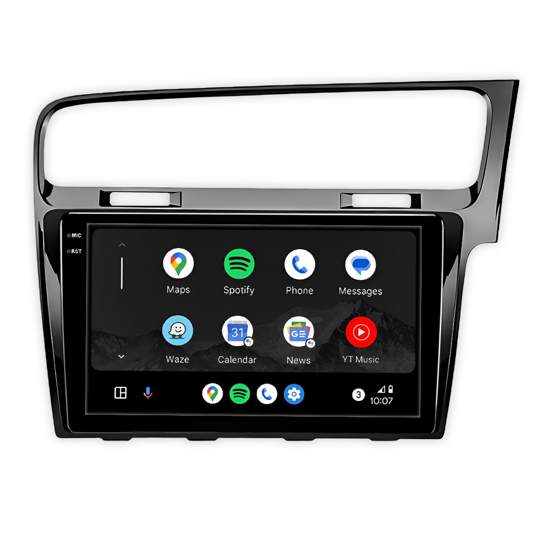 Volkswagen Golf MK7 (2012 - 2017) 10.1" Wireless Android 13 Touchscreen Stereo for Apple CarPlay / Android Auto