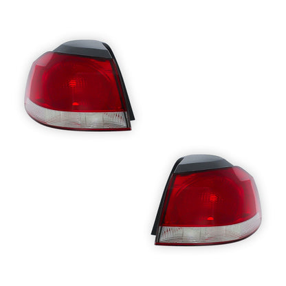 Volkswagen Golf Mk6 Rear Tail Lights 2009 - 2013 OEM-Style Aftermarket Left & Right