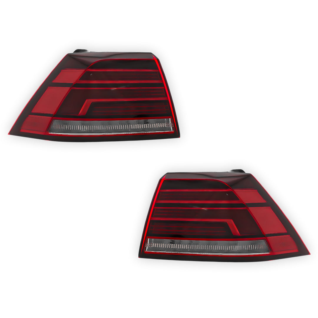 Volkswagen Golf Mk7 Outer Rear Tail Lights 2017 - 2020 OEM-Style Aftermarket Left & Right