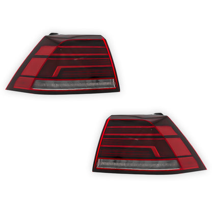 Volkswagen Golf Mk7 Outer Rear Tail Lights 2017 - 2020 OEM-Style Aftermarket Left & Right
