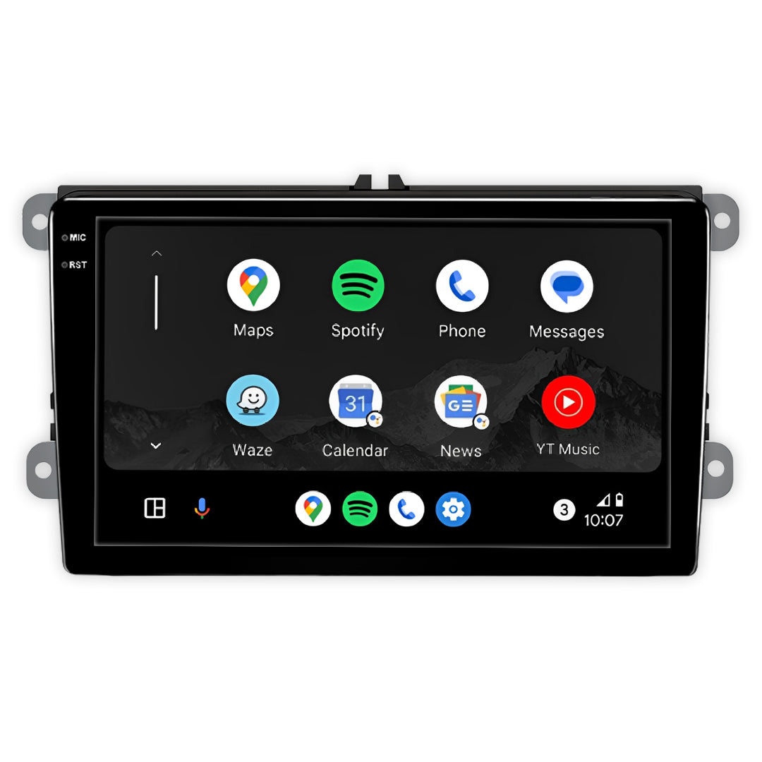 Volkswagen Jetta 1K / 1B (2005 - 2015) 9" Wireless Android 13 Touchscreen Stereo for Apple CarPlay / Android Auto