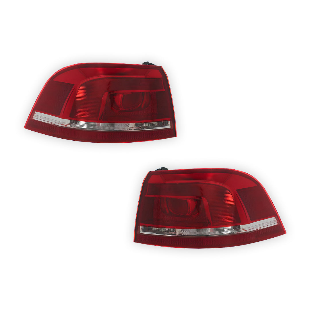 Volkswagen Passat B7 Outer Rear Tail Lights 2010 - 2015 OEM-Style Aftermarket Left & Right
