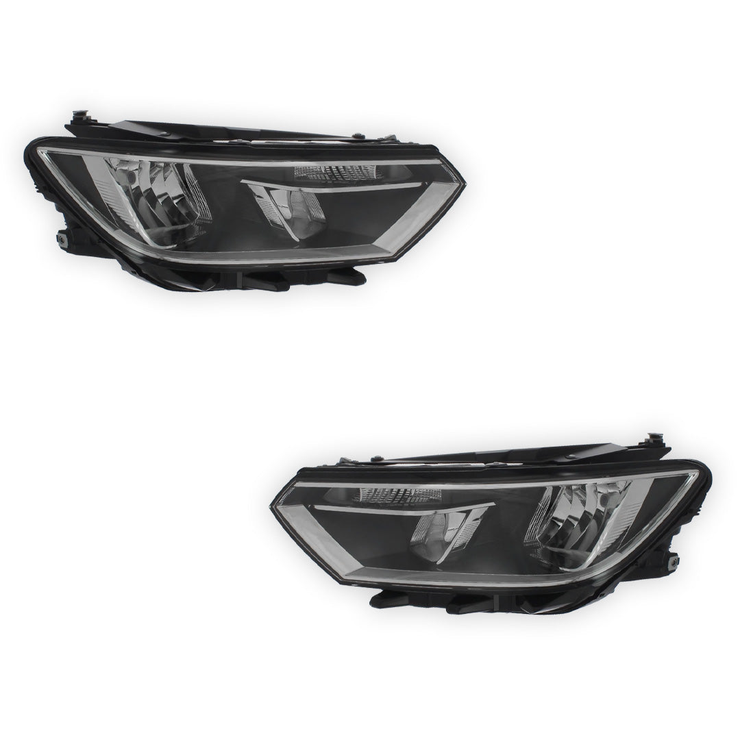 Volkswagen Passat B8 Black Headlights 2014 - 2019 OEM-Style Aftermarket Left & Right