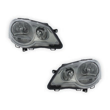 Volkswagen Polo MK4 9N3 Chrome Headlights 2005 - 2010 UEM-Style Aftermarket Left & Right