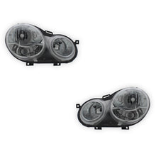 Volkswagen Polo MK4 9N Black Headlights 2002 - 2005 OEM-Style Aftermarket Left & Right