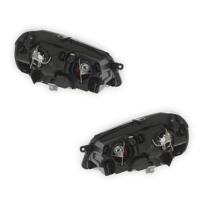 Volkswagen Polo MK4 GTI 9N3 Black Headlights 2006 - 2010 OEM-Style Aftermarket Left & Right