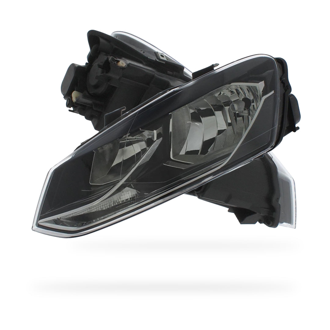 Volkswagen Polo MK5 6R Black Headlights 2014 - 2018 OEM-Style Aftermarket Left & Right