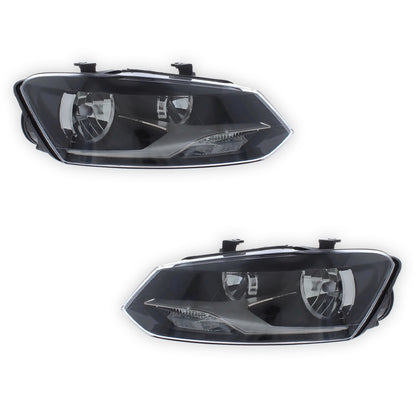 Volkswagen Polo MK5 R6 Headlights 2009 - 2015 OEM-Style Aftermarket Left & Right