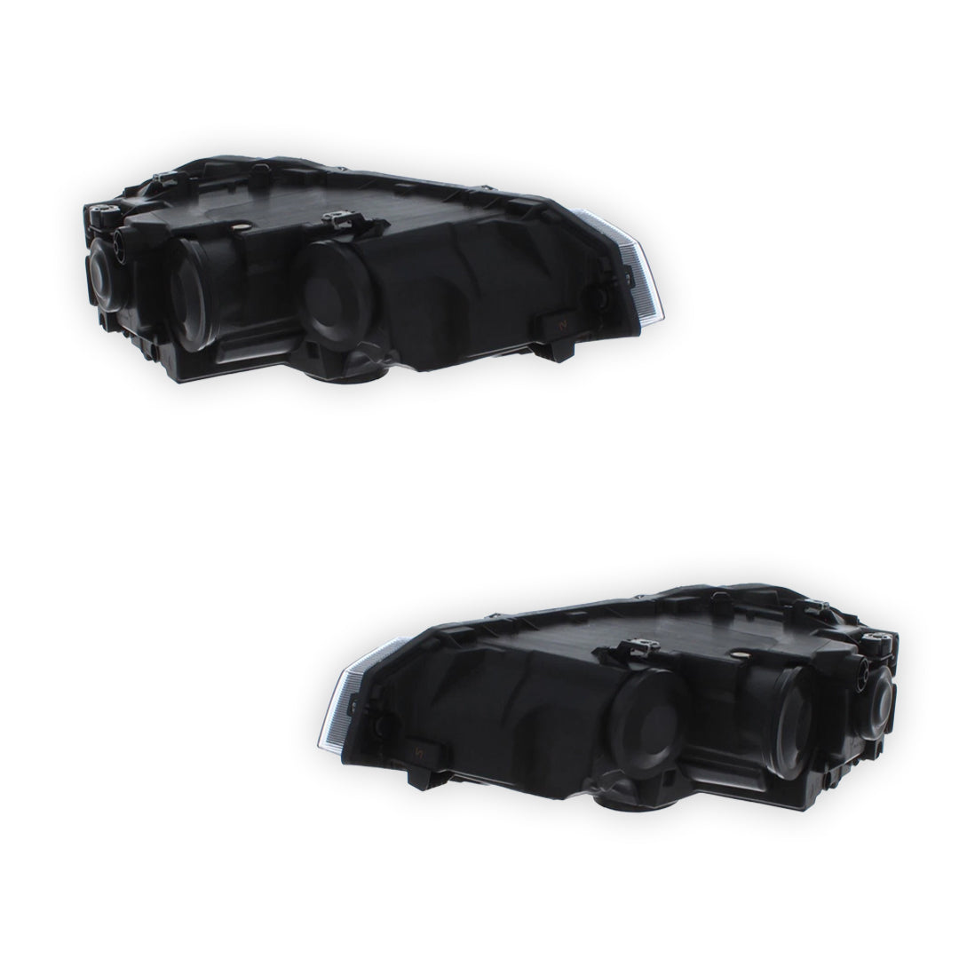 Volkswagen Polo MK6 Black Headlights 2017 - 2022 OEM-Style Aftermarket Left & Right