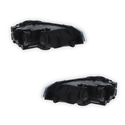 Volkswagen Polo MK6 Black Headlights 2017 - 2022 OEM-Style Aftermarket Left & Right