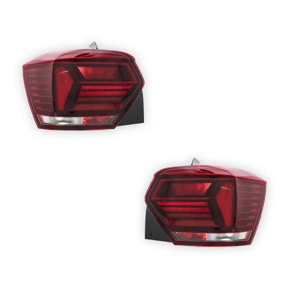 Volkswagen Polo Mk6 Rear Tail Lights 2017 - 2022 OEM-Style Aftermarket Left & Right