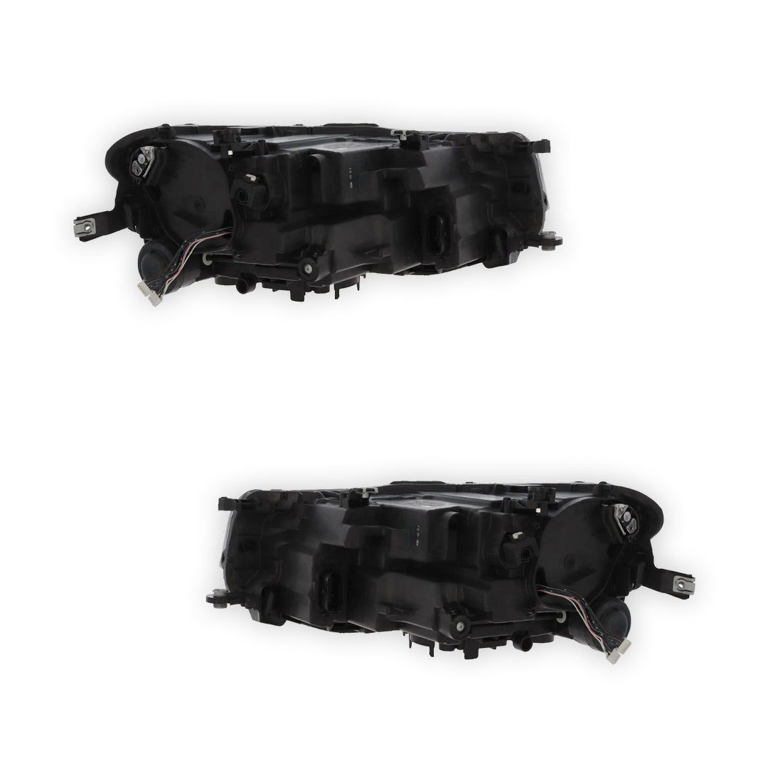 Volkswagen T-Cross Black Headlights 2019 - 2024 OEM-Style Aftermarket Left & Right