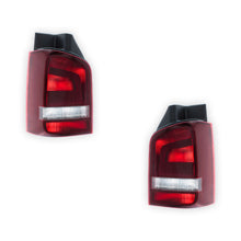 Volkswagen T5 Transporter Clear Rear Tail Lights 2010 - 2016 OEM-Style Aftermarket Left & Right