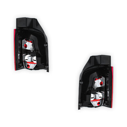 Volkswagen T5 Transporter Clear Rear Tail Lights 2010 - 2016 OEM-Style Aftermarket Left & Right