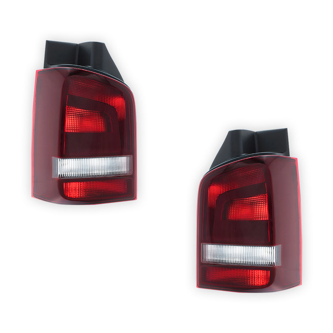 Volkswagen T5 Transporter Smoked Rear Tail Lights 2010 - 2016 OEM-Style Aftermarket Left & Right