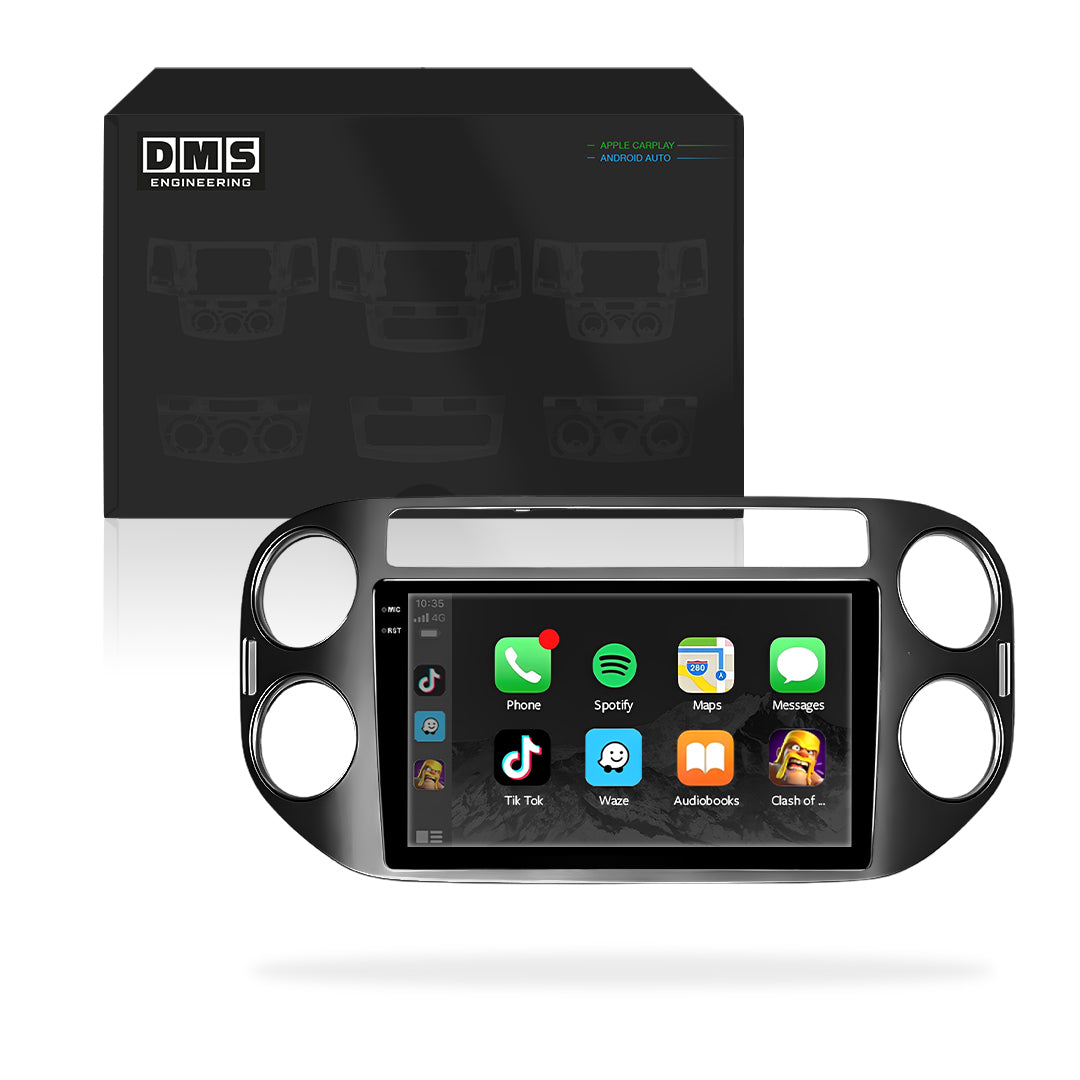 Volkswagen Tiguan 5N (2008 - 2016) 9" Wireless Android 13 Touchscreen Stereo for Apple CarPlay / Android Auto
